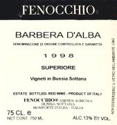 Barbera d'Alba_Fenocchio 1998